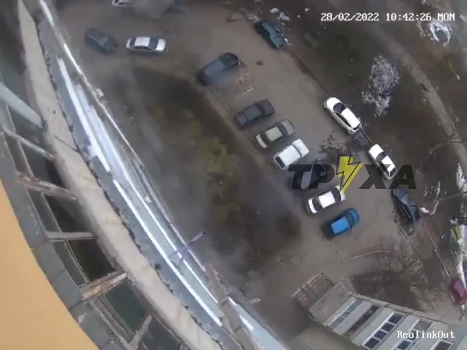 The war in Ukraine. The shelling