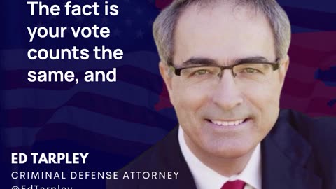 Why Every Vote Matters Equally in America #Election2024