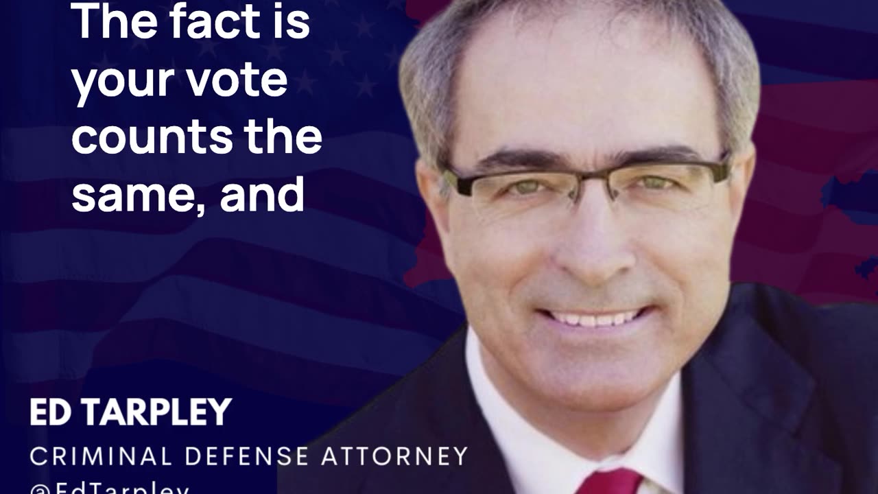 Why Every Vote Matters Equally in America #Election2024