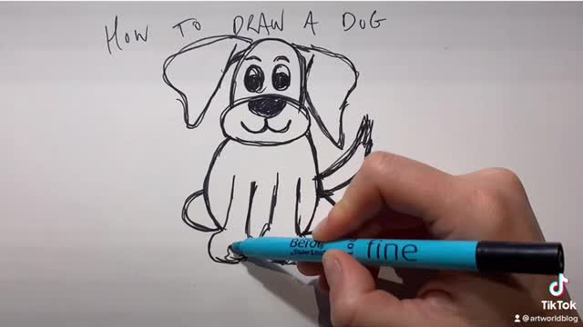 How to Draw a Dog Easy