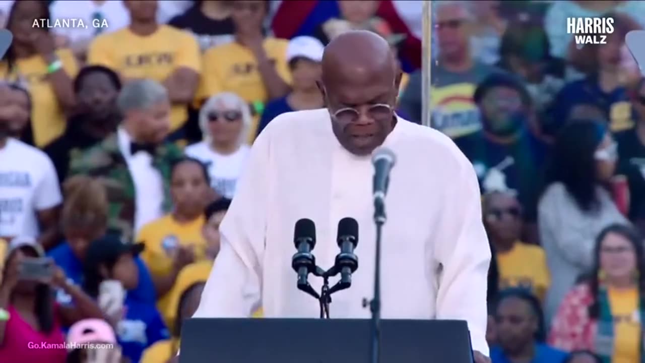 Samuel L. Jackson Throws His Support Behind Kamala Harris For Weird Reason