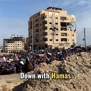 Gazans protest against Hamas chanting “down with Hamas!”