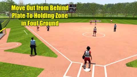 3 Umpires - Runner On 1B & 2B - Base Hit To Outfield