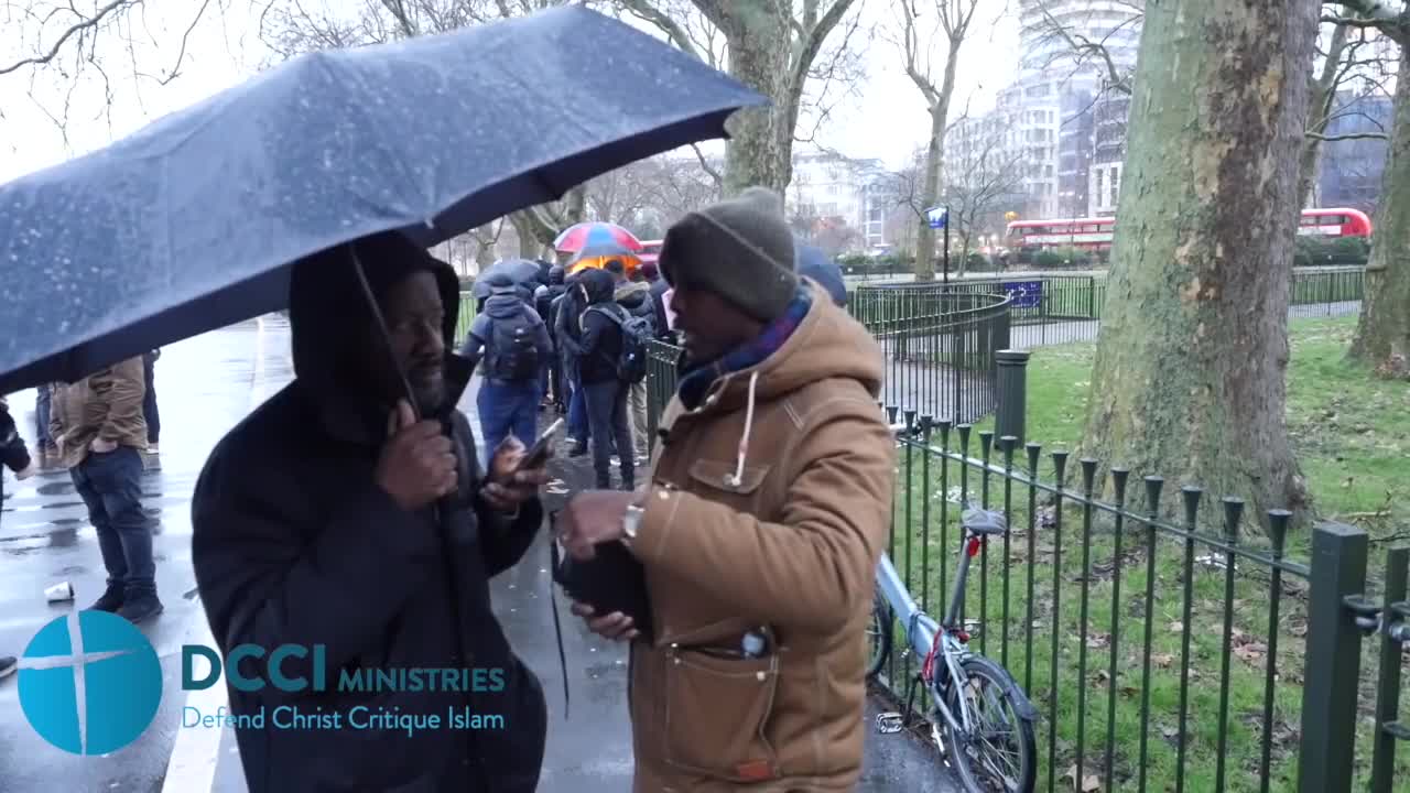 You can't fight against God's word! Speakers Corner