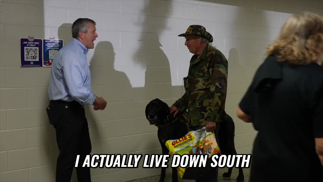 I love talking to our veterans, folks that sacrificed so much for our country.