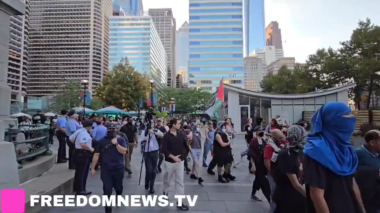 Protests begin in Philadelphia ahead of debate between VP Kamala Harris and Donald Trump