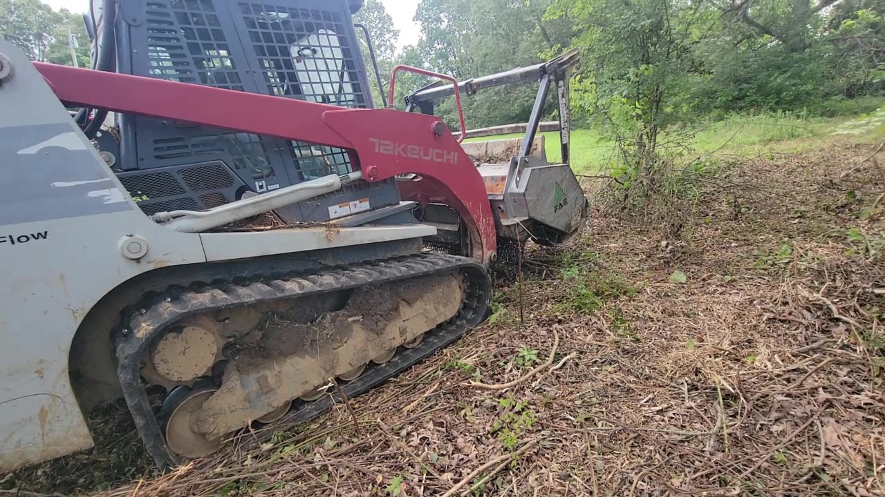 WIFE TAKES A RIDE IN THE TRACKLOADER CAB!