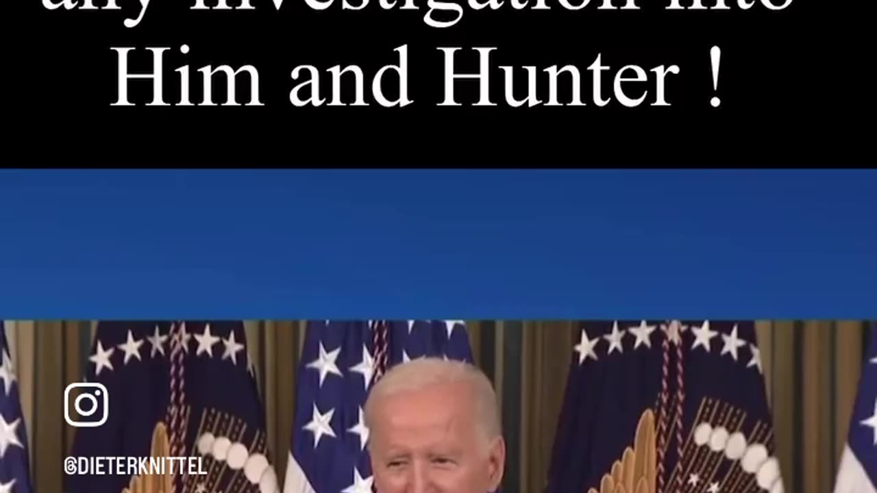 Lying arrogant Joe Biden