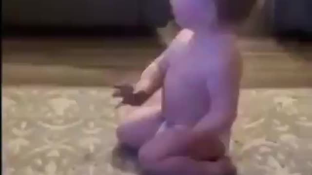 Adorable moment as a toddler "nailed it"