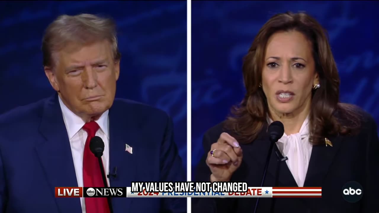 Kamala Harris vs. Trump / Debating Changing Policies and Values