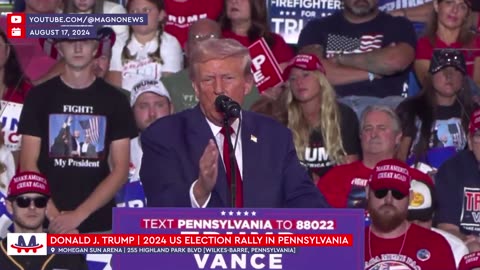 Donald Trump | Venezuelan warns about «Kamala Harris' Communism» at MAGA rally in Pennsylvania