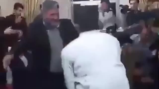 Man Dances in Wedding Ceremony