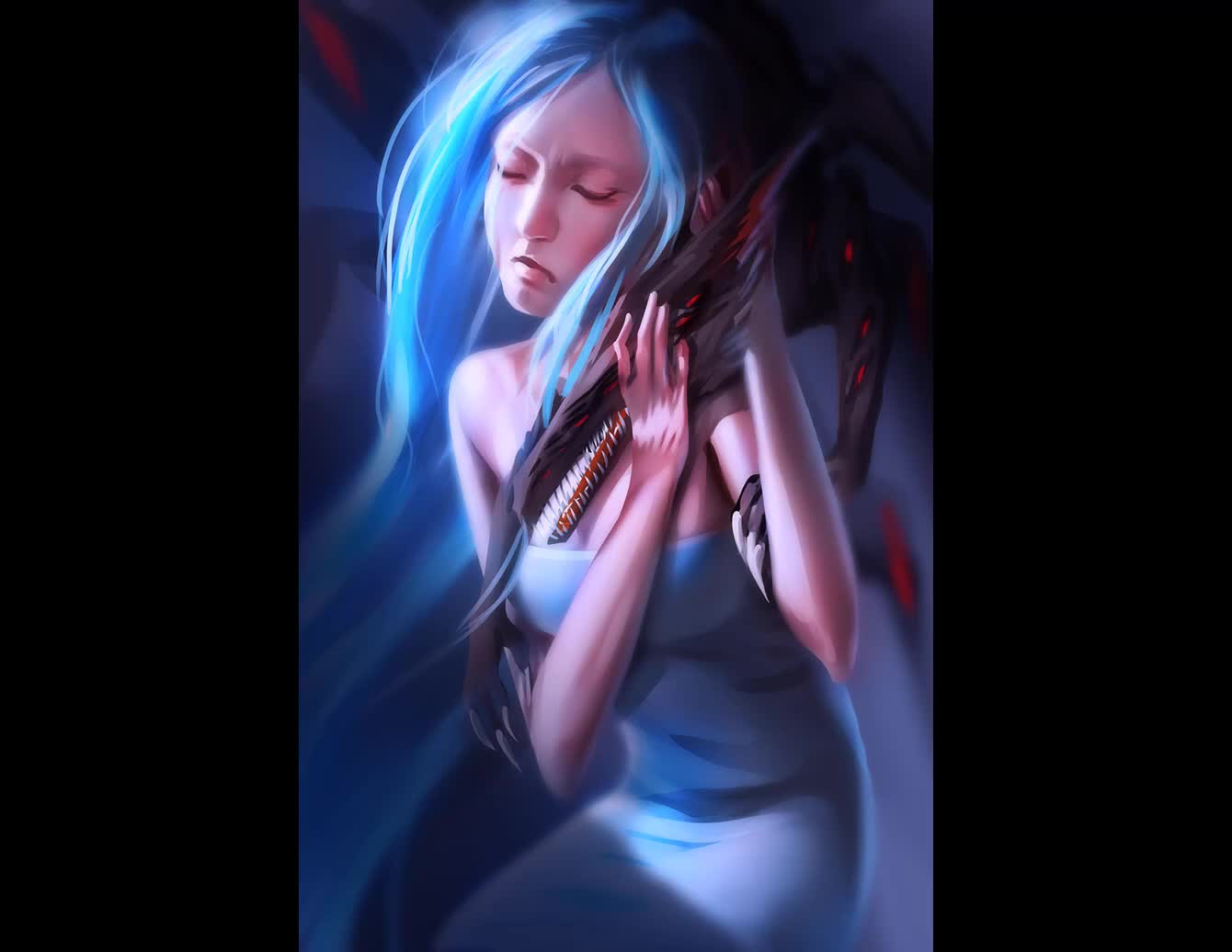 Guardian Angel Painting Process