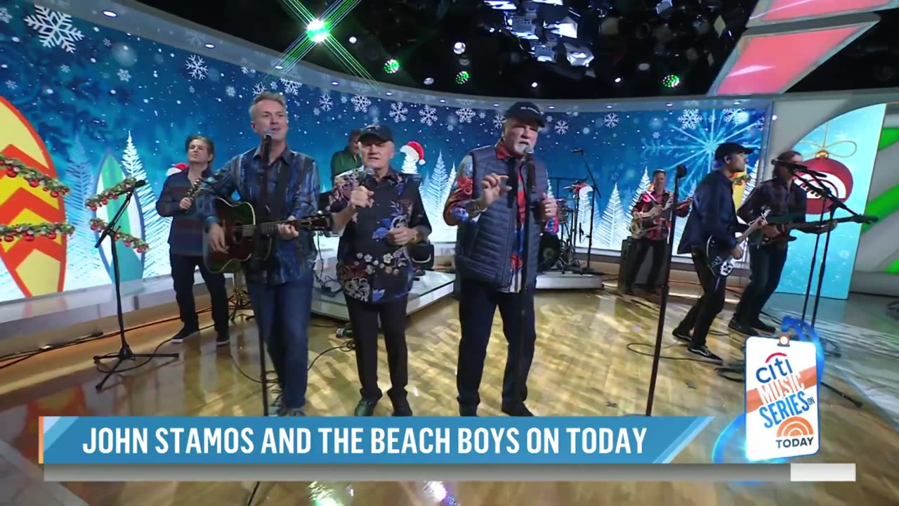 The Beach Boys & John Stamos - Little Saint Nick (Live on Today show 2022)