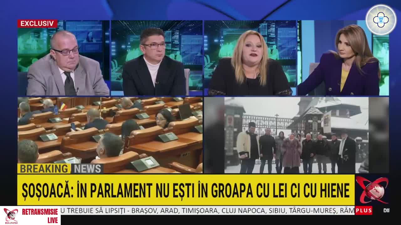 Diana Sosoaca și Luis Lazarus, la Realitatea TV - culisele statului paralel