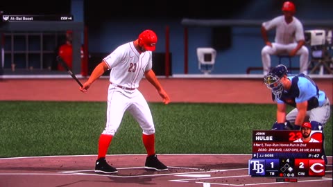 MLB The Show: Cincinnati Reds vs Tampa Bay Rays (S6 G68 Hulse 3 HRs)