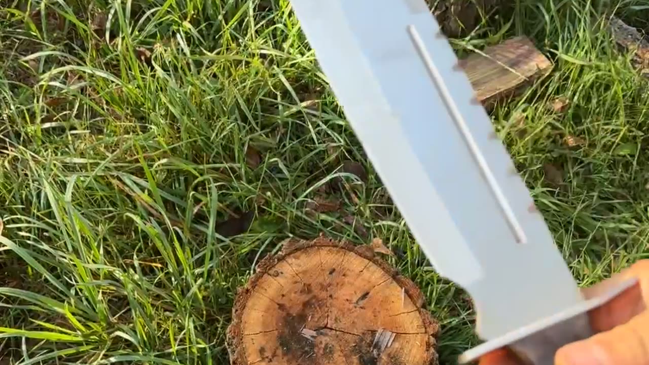 Big Cheap Chopper Splitting Wood