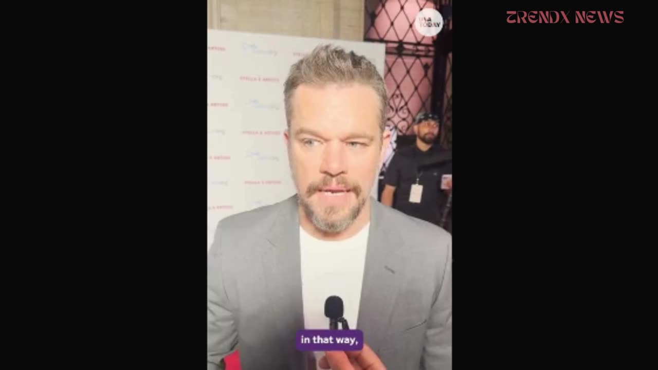 Matt Damon credits 'galactically' David Beckham for help with water.org charity