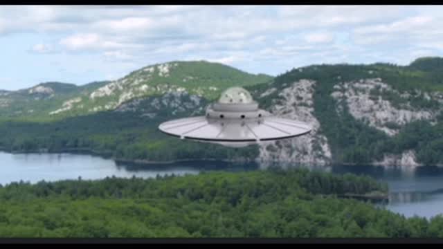 UFO spotted in the La Cloche Mountains of Georgian Bay, Ontario Canada