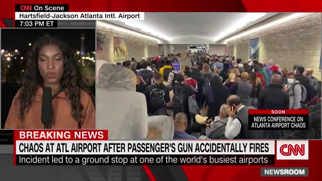 Passenger's weapon accidentally discharges at Atlanta airport