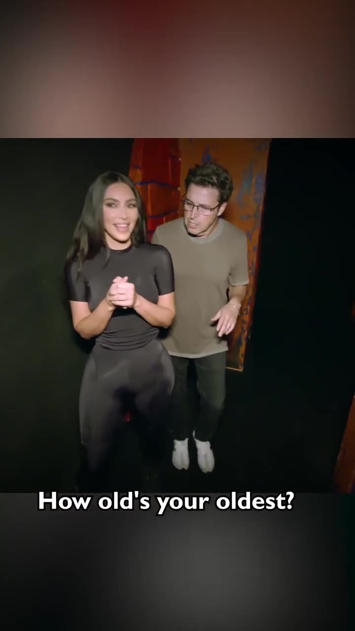 when Ellen plays scary pranks on Kim Kardashian for Halloween