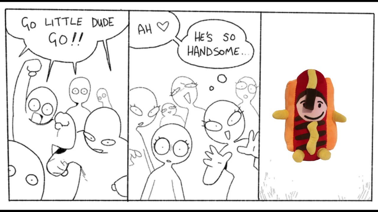 Just a little guy :D (Hot Dog Plushy)