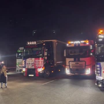 🚨BREAKING: French farmers and truckers blocked the A7 highway
