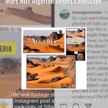 Fact Check: Footage Of Ingenuity Helicopter's First Flight Showed Mars NOT Algerian Desert Landscape
