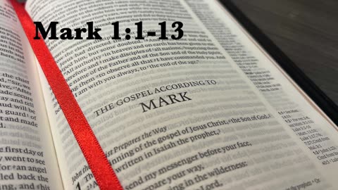 Mark 1:1-13 | Intro to Mark | Lucas Crawford