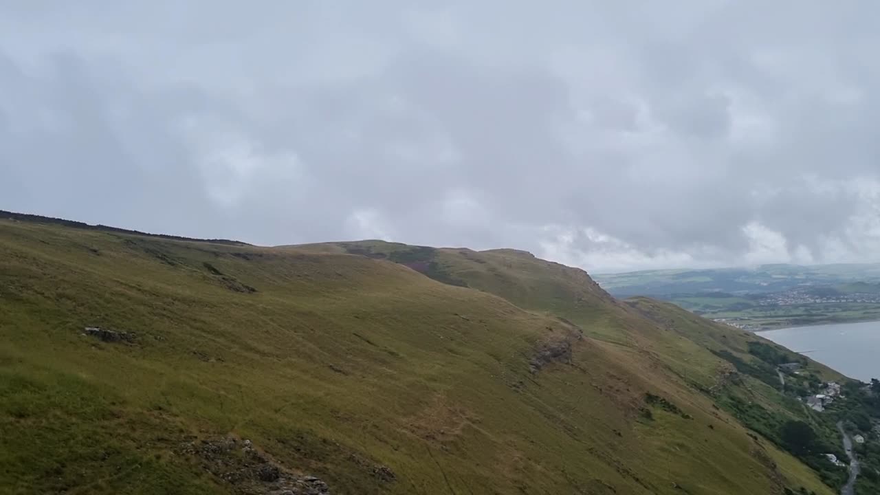 View of Sea And Land From North Wales.