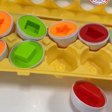 Shapes & Colours - Colourful Eggs - Educational Videos for Toddlers