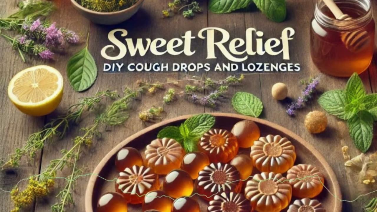 Sweet Relief: DIY Cough Drops and Lozenges.