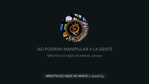 No Podrán Manipular a la Gente.