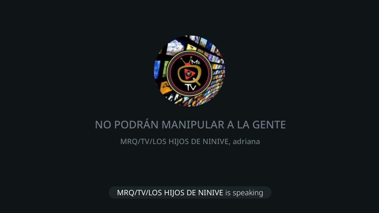 No Podrán Manipular a la Gente.