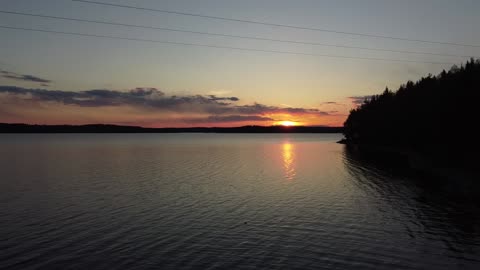 Sunset In Sweden 7 May