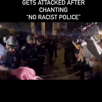 USA Fascist police in action