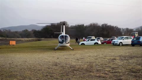 Chopper Pilot Almost Bites The Dust After Hitting Power Lines