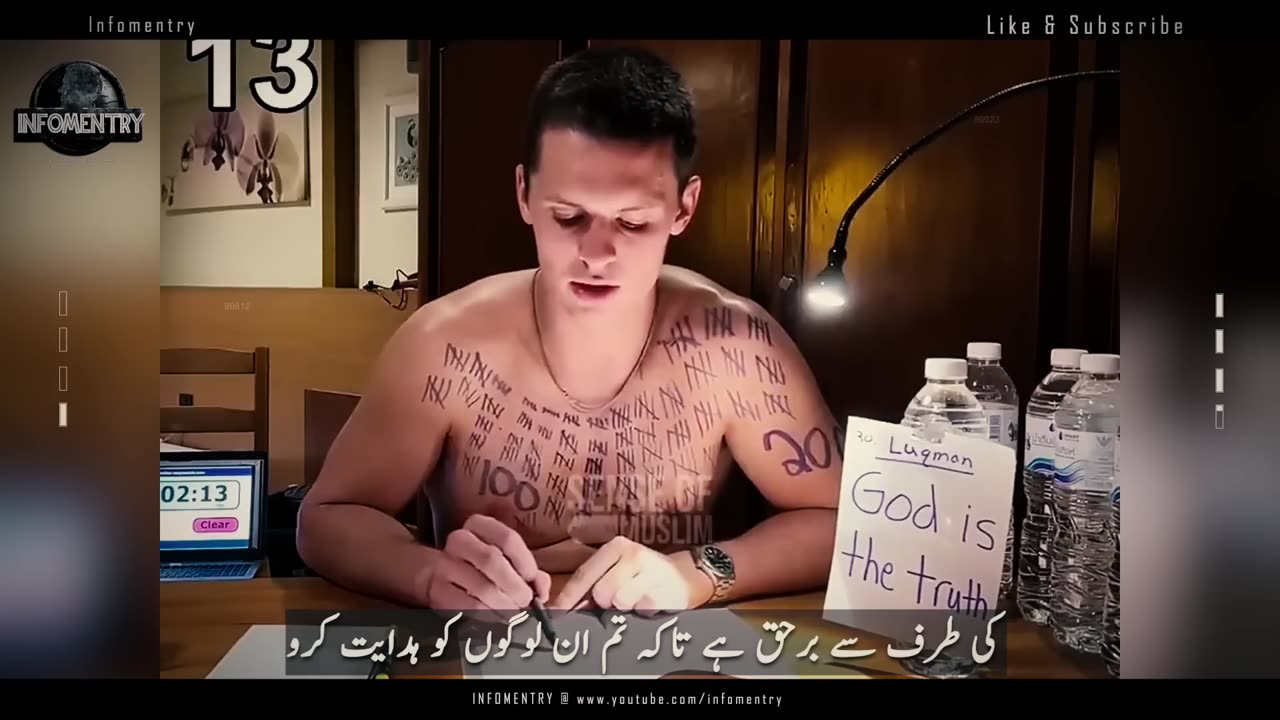 He spent 18 hours to examine The QUR'AN, what he found is truely shocking