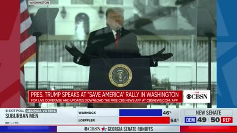 Donald Trump “Peacefully and Patriotically make your voice is heard”