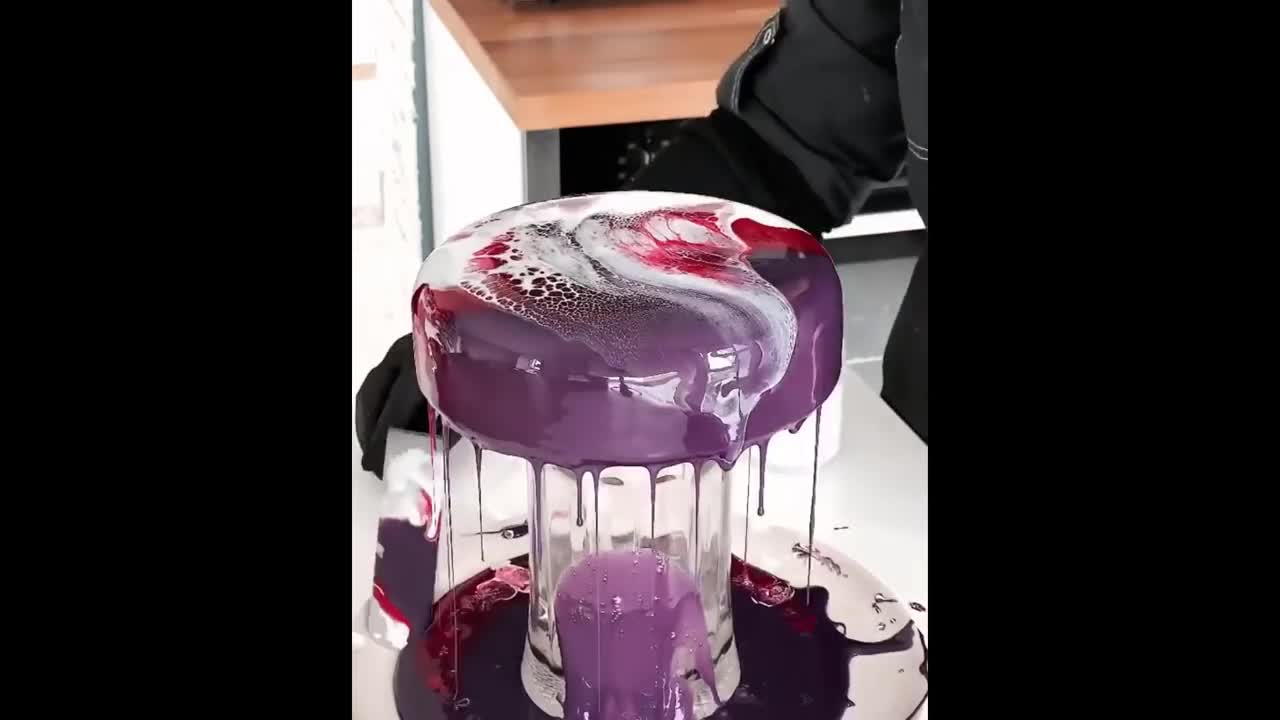 Most Satisfying Mirror Glaze Cake