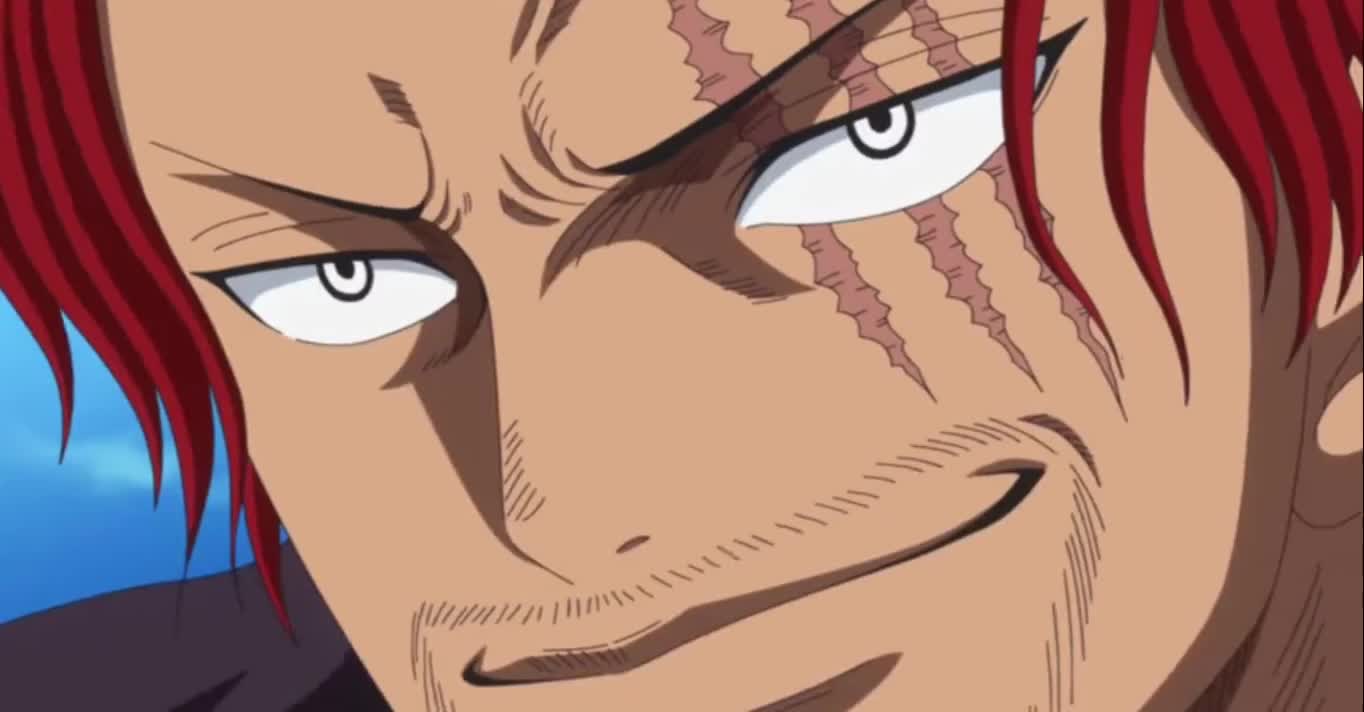 Reação do Shanks com a nova recompensa do luffy!