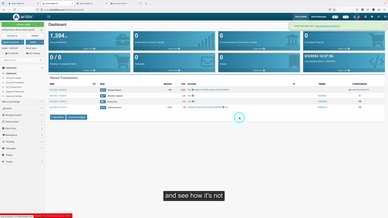 44 How to Set Account Control on Ardor Blockchain