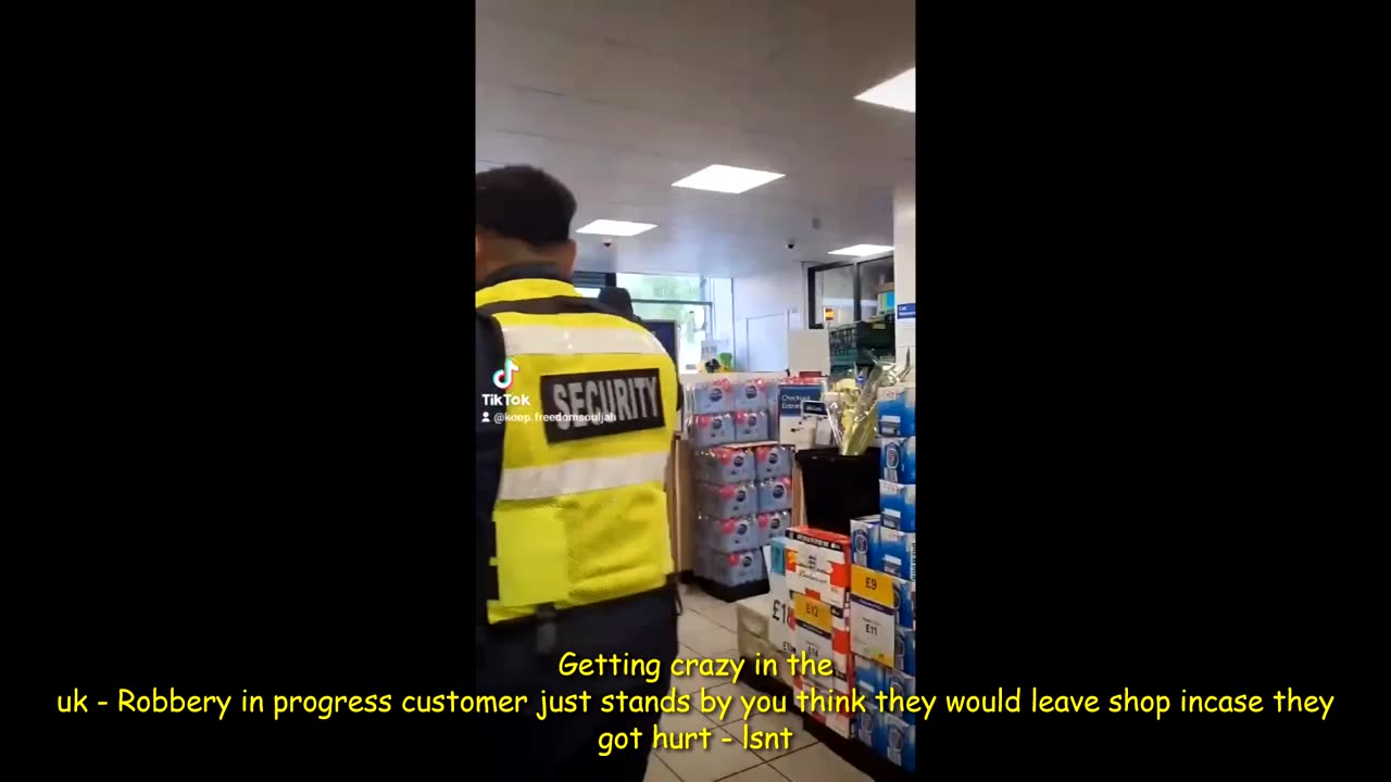 Robbery in Tesco Express Wanstead United Kingdom