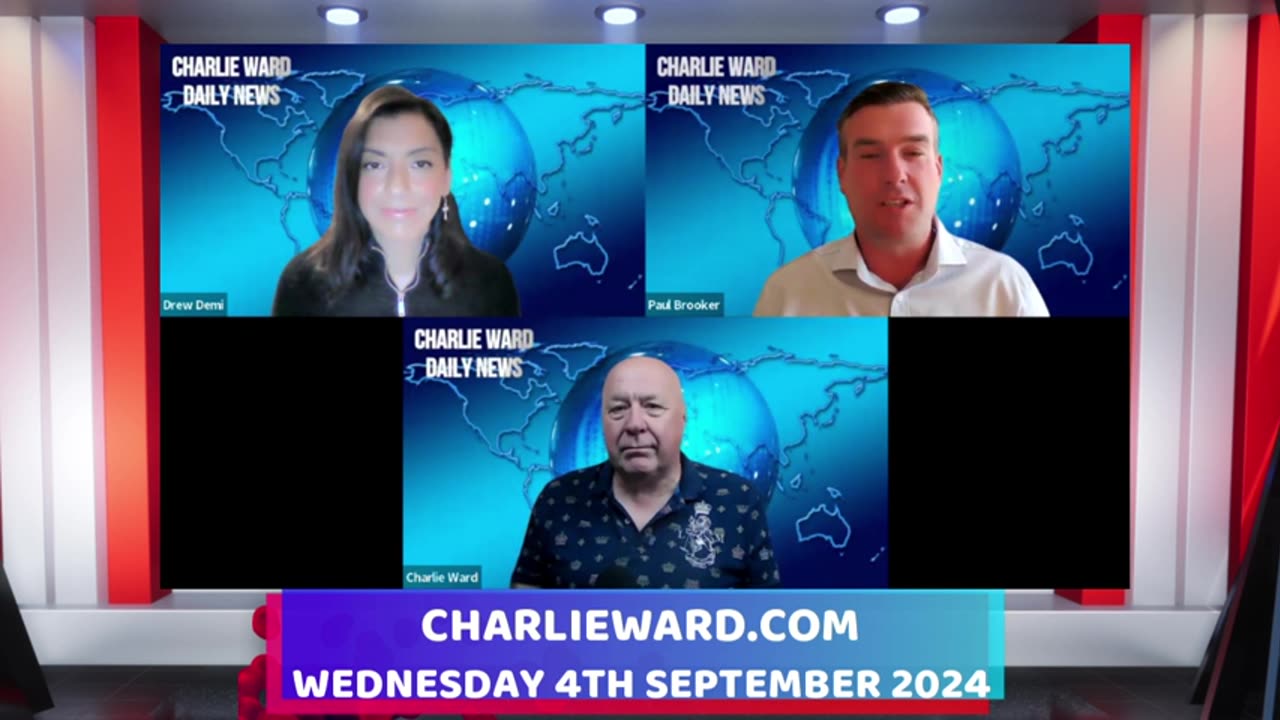 CHARLIE WARD DAILY NEWS WITH CHARLIE WARD, PAUL BROOKER & DREW DEMI WEDNESDAY 4TH SEPT 2024