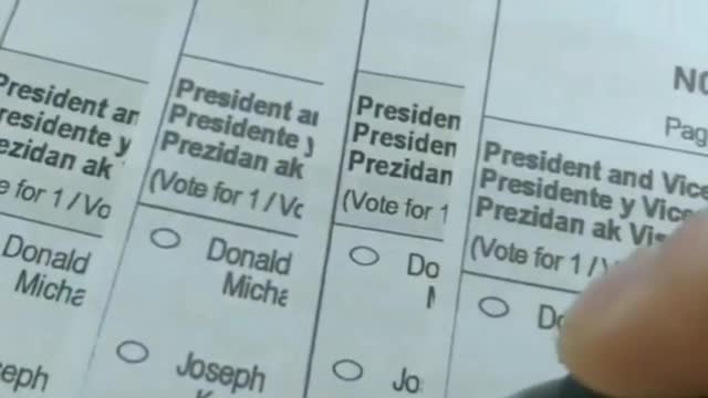 Voter FRAUD - Punk Films Himself Filing Out 11 Ballots