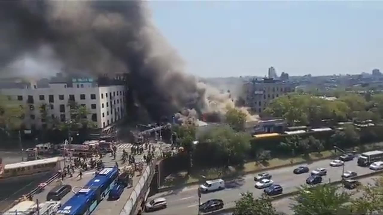 Multiple businesses have been destroyed in Brooklyn, New York due to a sudden fire