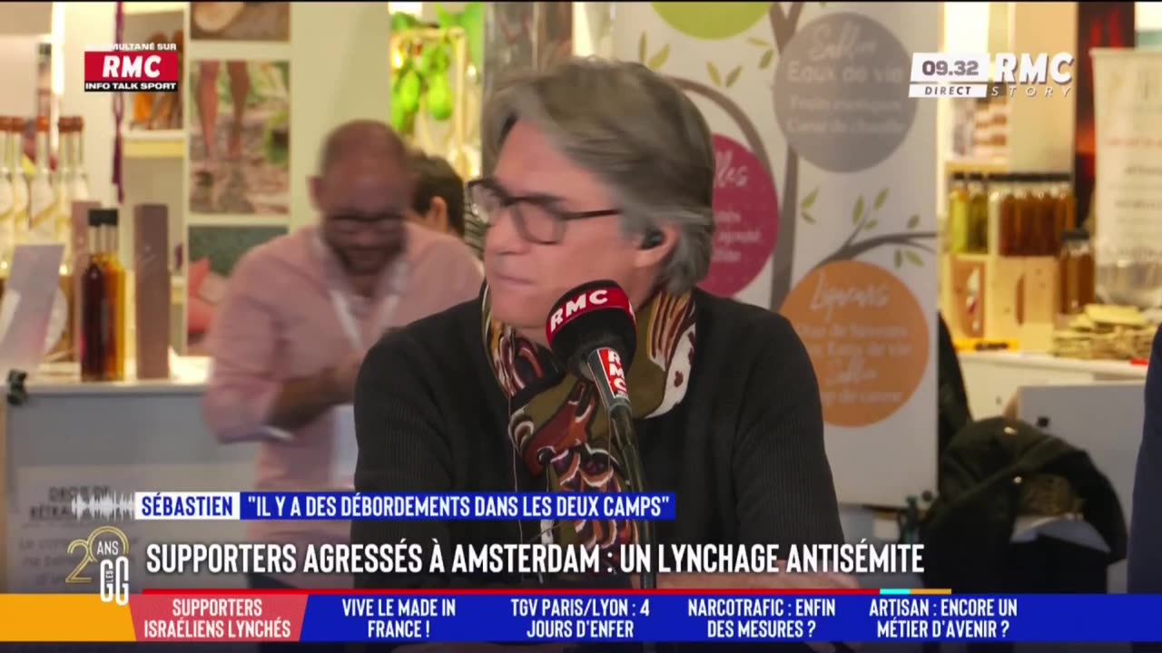 les journalistes français en pls sur l’agression des supporters du Maccabi Tel Aviv