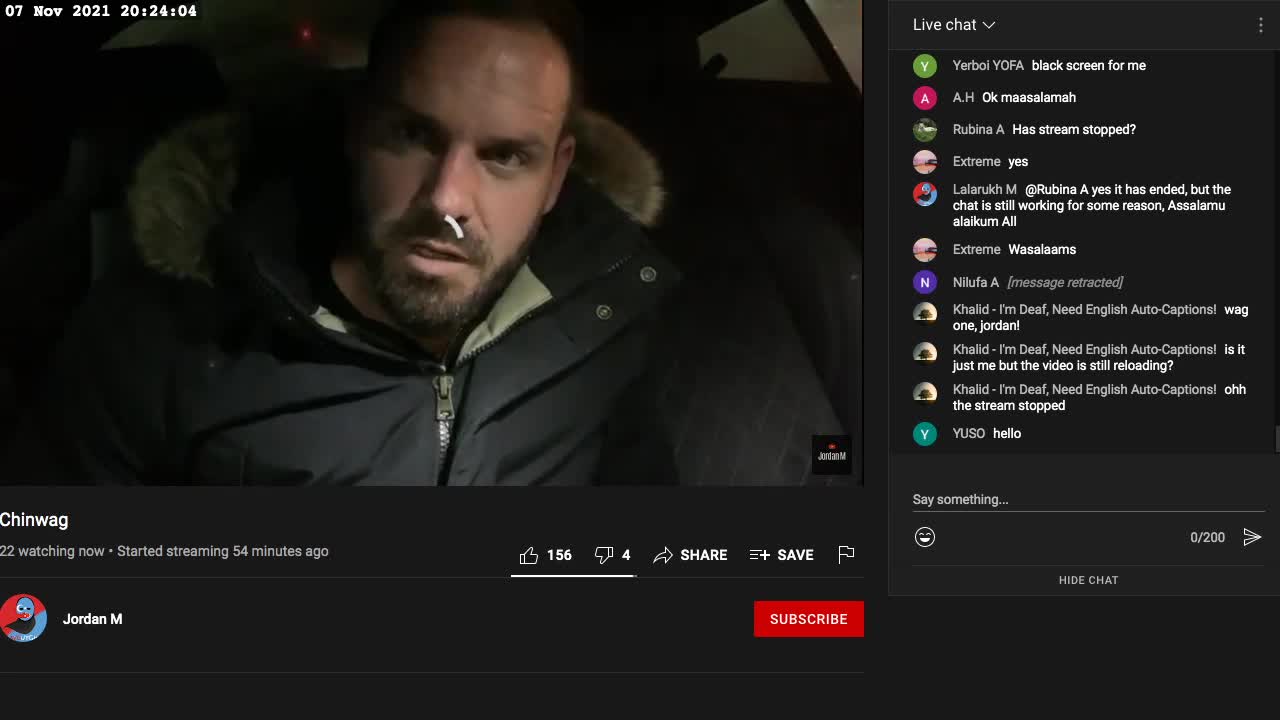 R Jordan m2021-11-07 Chinwag #pt2 #privated