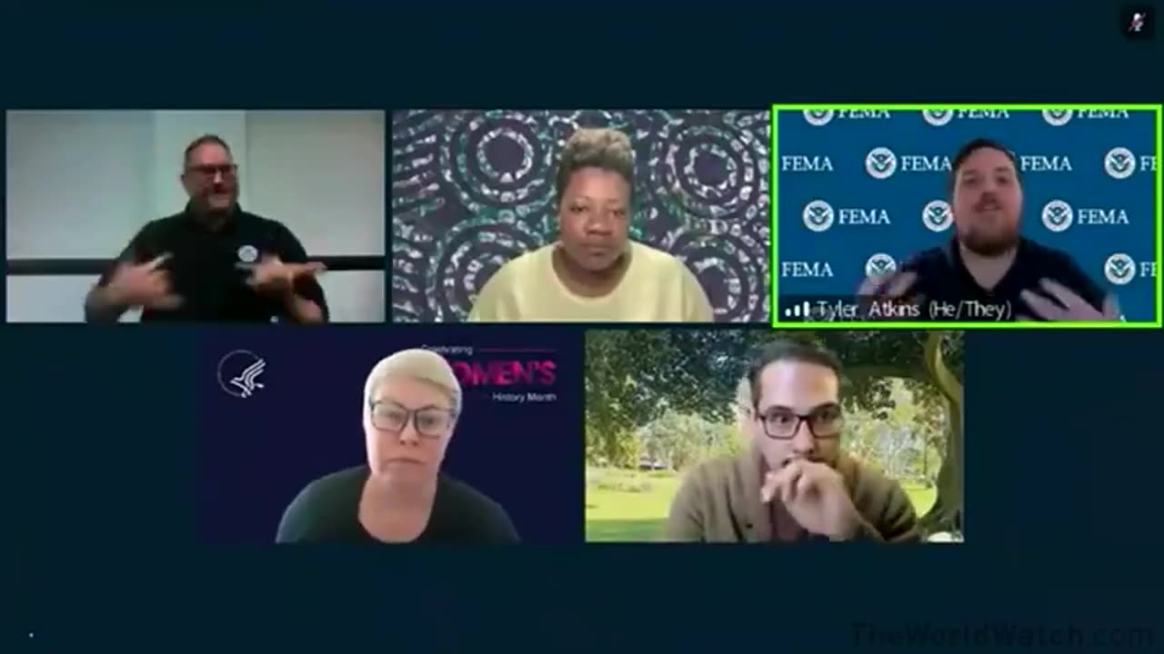 FEMA Zoom Meeting: "We should focus our efforts on LGBTQIA people"