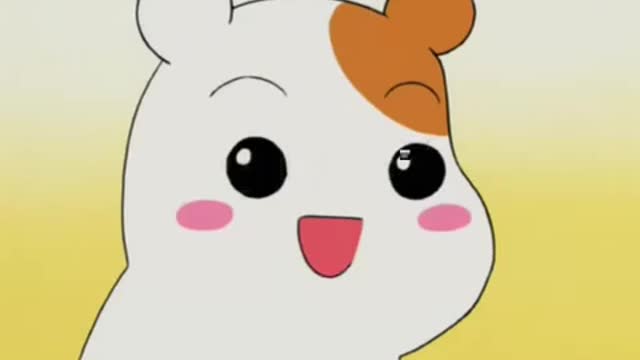 Hamtaro on the phone